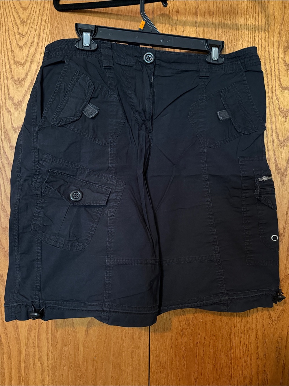 Women’s Black Cargo Shorts